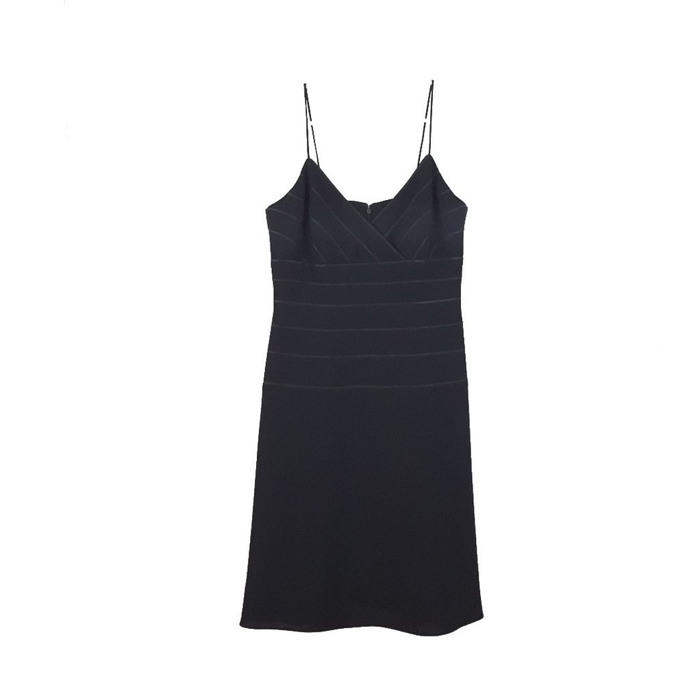 Jones New York Formal Sleeveless Dress Women's Size 4 Striped Black